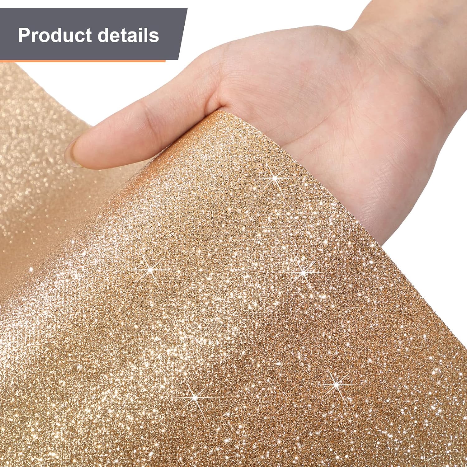 Tatuo Glitter Carpet Runner Rug with Tape 46 x 30 Feet