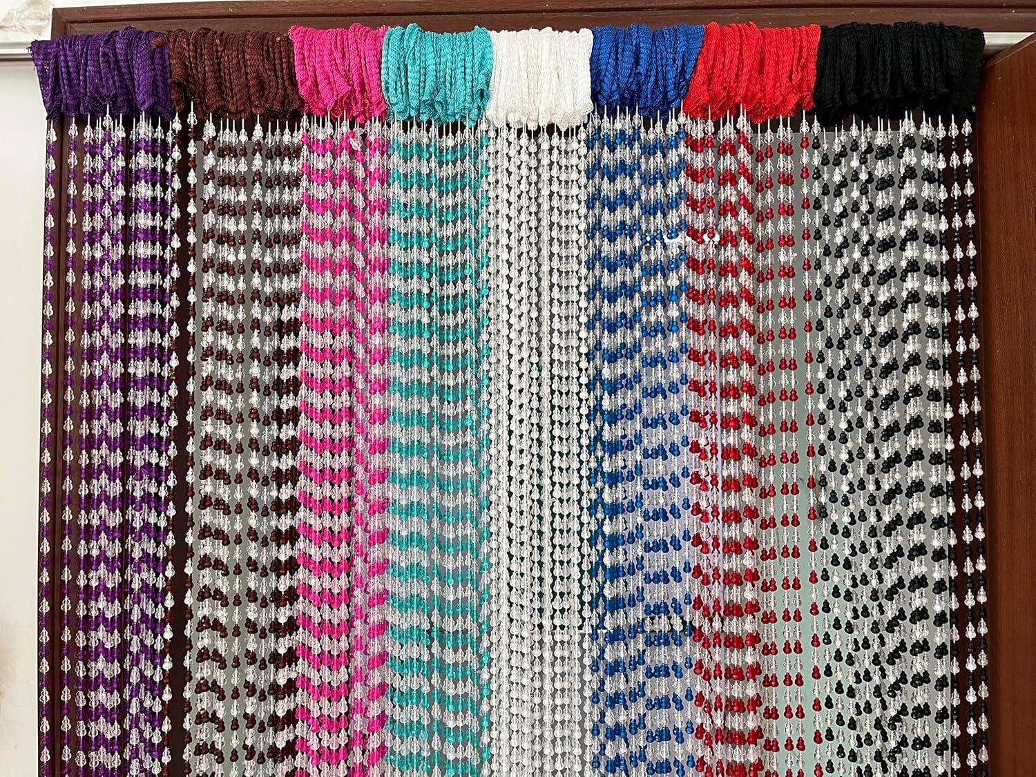 ZiDeTang 18 Rows Acrylic Calabash Beaded Curtain