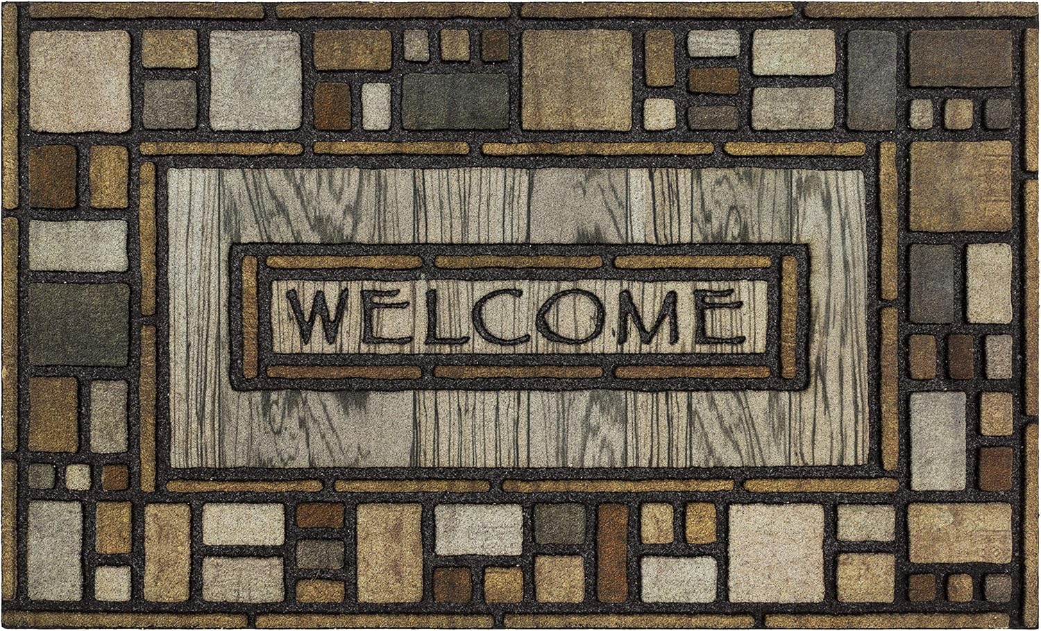 Mohawk Home Drifted Nature Entryway Door Mat 18x30 Multi
