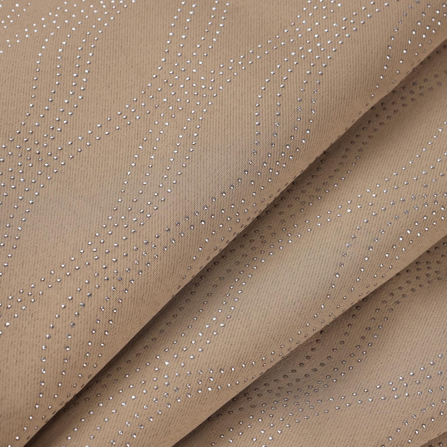 Superior Blackout Curtains Set of 2 Panels 42x84 Tan